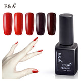 E&A Nail Gel Polish 12ml Colorful UV Gel with Laser Glitter for Manicure